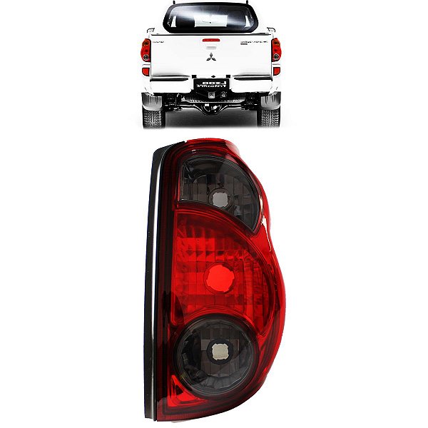 Lanterna Traseira L200 Triton 2008 09 10 11 a 2016 FUMÊ LD