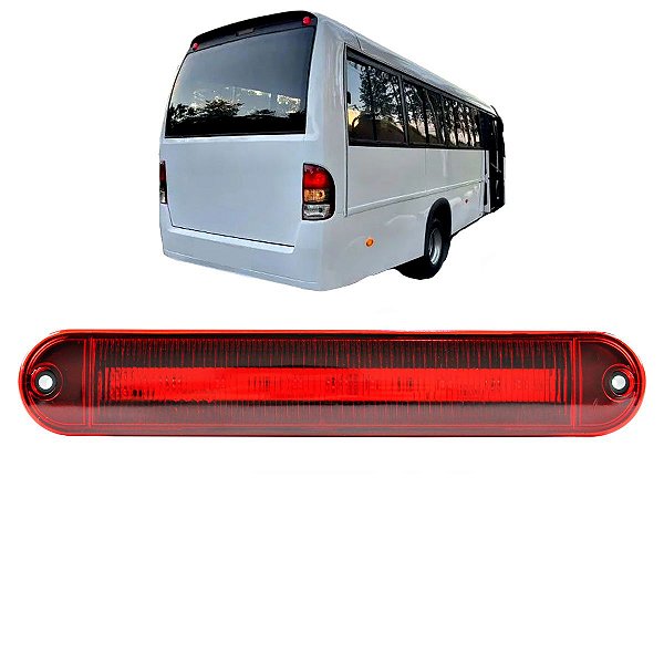 Lanterna Brake Light Ônibus Torino Volare Neobus 6 LED 12V