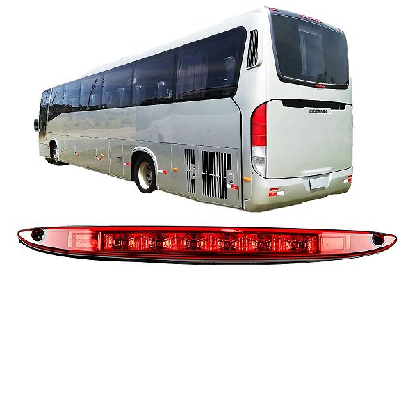 Lanterna Brake Light Ônibus Busscar Rodoviário 6 LED 24V