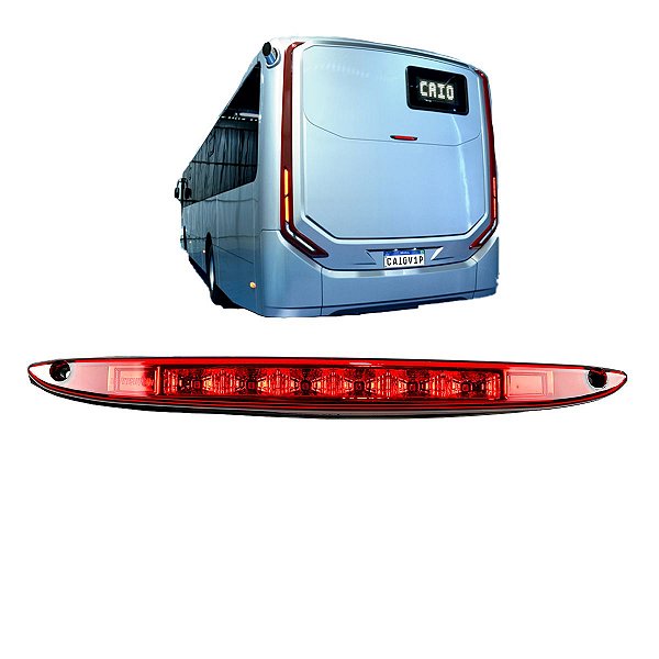 Lanterna Brake Light Ônibus Caio Millennium 6 LED 24V