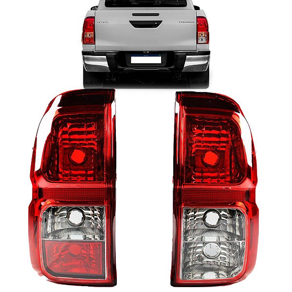PAR Lanterna Traseira Hilux 2016 2017 2018 19 20 21 22 2023