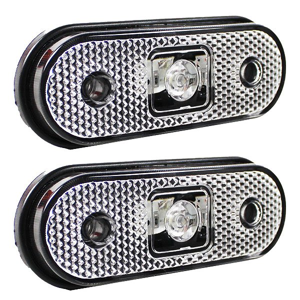 2 Lanterna Lateral para Caminhão Carreta Facchini LED BIVOLT CR