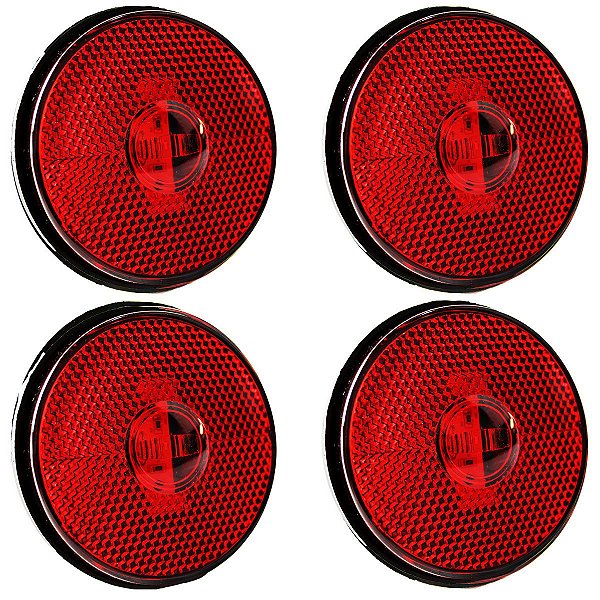 4 Lanterna Lateral Caminhão Carreta Baú Randon LED BIVOLT VM