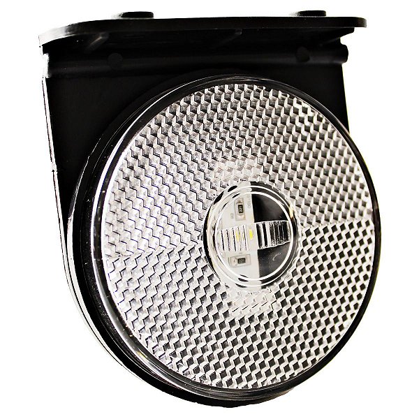 Lanterna Lateral Caminhão Carreta 88mm LED BIVOLT CR +Suporte