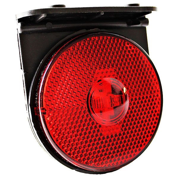 Lanterna Lateral Caminhão Carreta 88mm LED BIVOLT VM +Suporte