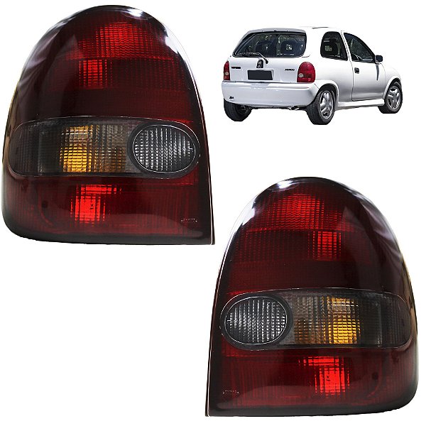 Lanterna Traseira Corsa Hatch 2 Portas 1994 1995 1996 1997 1998 1999 FUMÊ