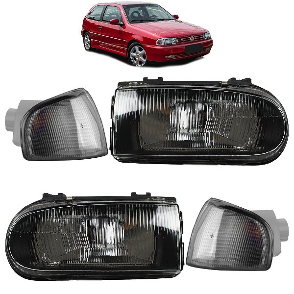 PAR Farol e Lanterna Gol G2 1995 1996 1997 1998 1999 Máscara Negra Fumê