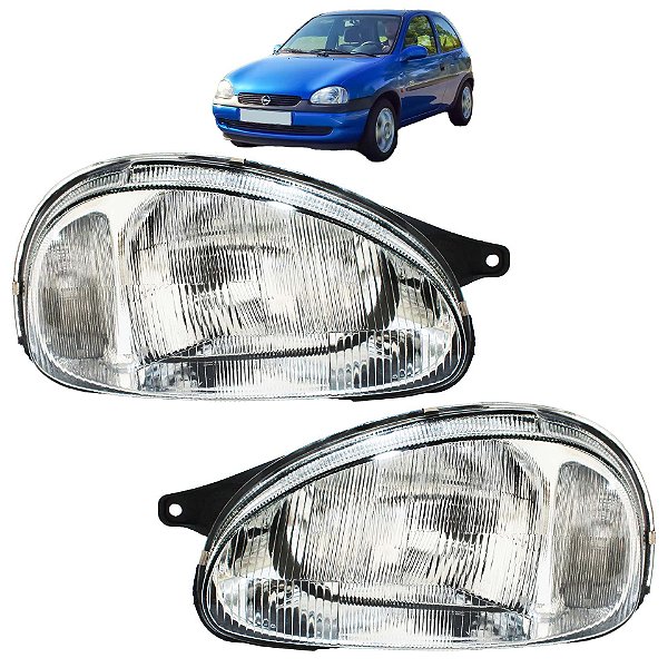 PAR Farol Corsa Cromado 1994 1995 1996 1997 1998 1999