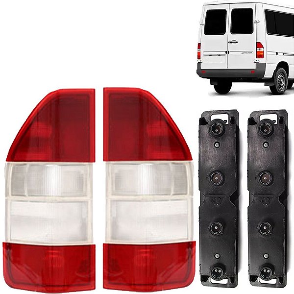 PAR Lanterna Traseira Sprinter 1995 96 97 98 99 00 01 02 BI +Soquete