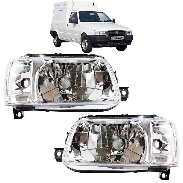 PAR Farol Fiorino 2004 05 06 07 08 09 10 a 2013 CROMADO