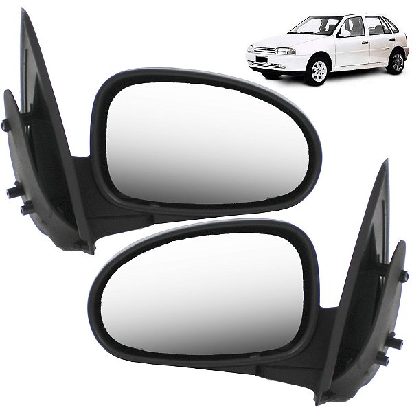 PAR Retrovisor Gol G2 1995 1996 1997 1998 1999 4 Portas Sem Controle