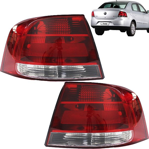 Lanterna Traseira Voyage G5 2008 2009 2010 2011 2012 CRISTAL