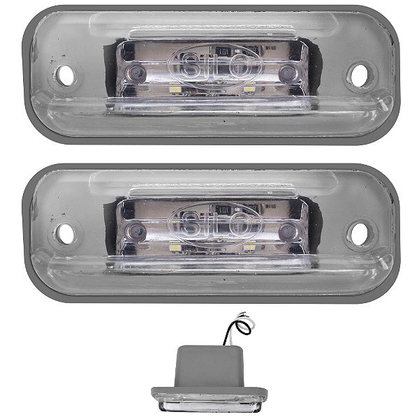 2 Lanterna da Placa para Ônibus Caio MBB Marcopolo Busscar LED