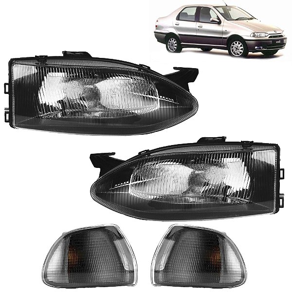 PAR Farol Lanterna Siena 1996 1997 1998 1999 2000 G1 Máscara Negra