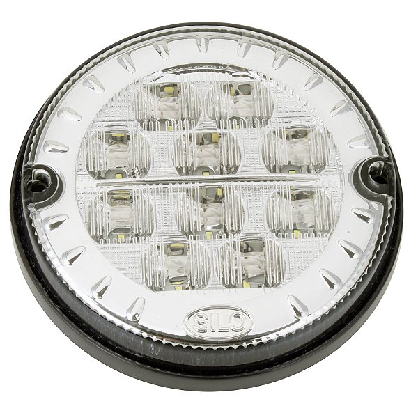 Lanterna Traseira 125mm Ônibus Comil Mascarello Neobus 10 LED CR 24V