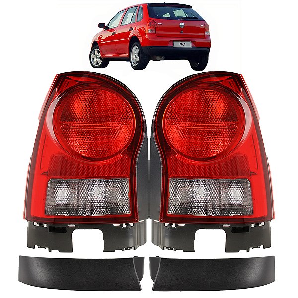 PAR KIT Lanterna Traseira Gol G4 2006 2007 2008 2009 2010 11