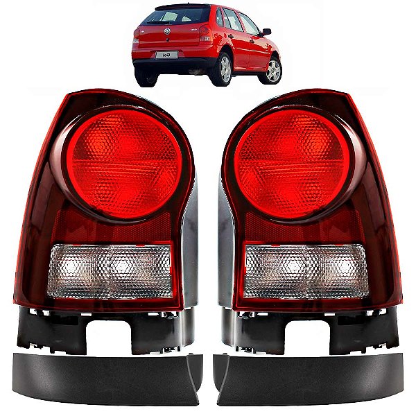 PAR KIT Lanterna Traseira Gol Power G4 2006 07 08 09 10 2011