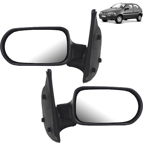 Retrovisor Palio 2 Portas 2001 2002 2003 Sem Controle