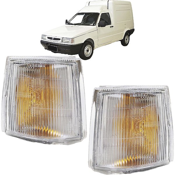 PAR Lanterna Dianteira Fiorino 1984 1985 1986 a 2004 Cristal