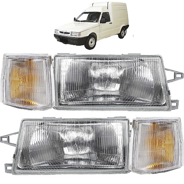 KIT Farol Lanterna Fiorino 1984 1985 1986 1987 1988 até 2004