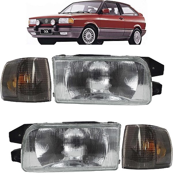 Par Farol Lanterna Gol 1991 1992 1993 1994 Fumê