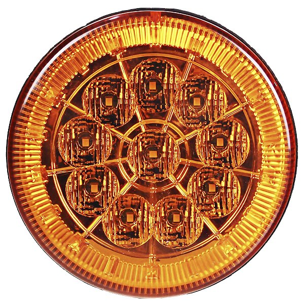 Lanterna Traseira 125mm Caminhão Carreta Mod. Randon 10 LED AM 24V