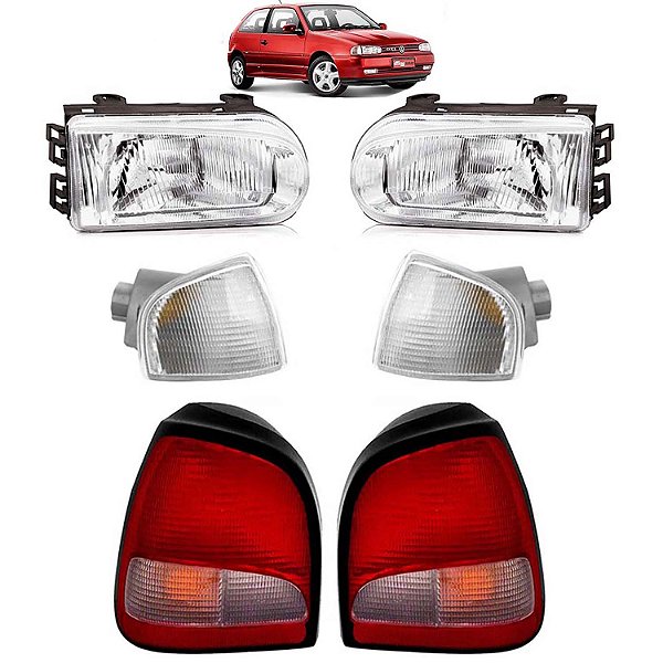Farol Lanterna Dianteira Traseira Gol 1995 1996 97 98 99 CR