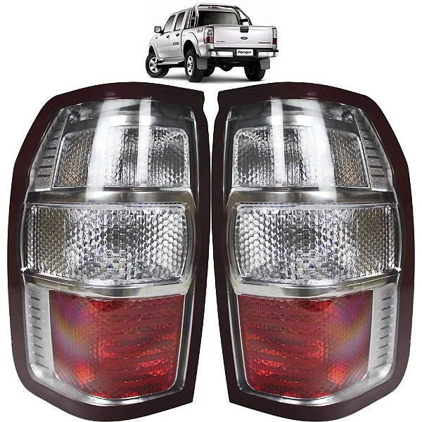 PAR Lanterna Traseira Ranger 2009 2010 2011 2012 BICOLOR