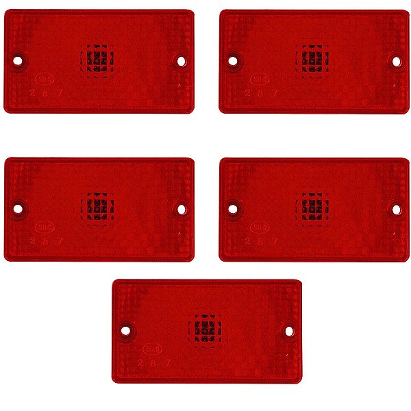 5 Lanterna Vigia Teto para Ônibus Busscar com Soquete VM