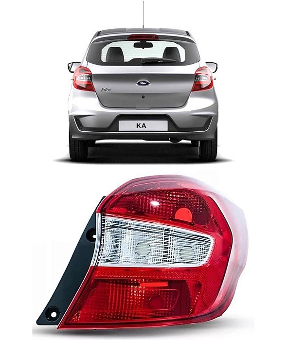 Lanterna Traseira Ford Ka Hatch 2015 2016 2017 2018 Bicolor LD