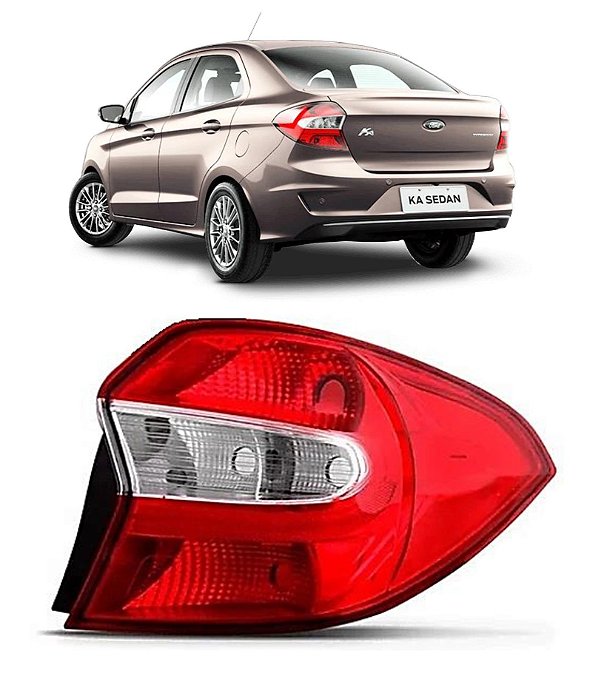 Lanterna Traseira Ka Sedan 2015 2016 2017 2018 Bicolor LD