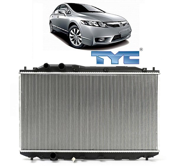 Radiador Civic 2006 2007 2008 2009 2010 2011 Automático ou Manual