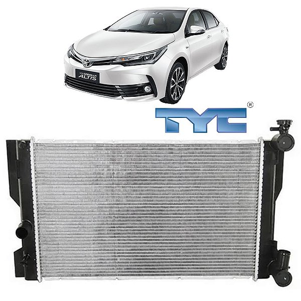 Radiador Toyota Corolla 09 10 11 12 13 14 15 16 17 18 Automático ou Manual