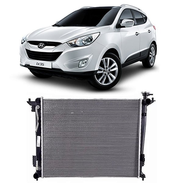 Radiador Hyundai IX35 2010 2011 2012 2013 2014 Automático