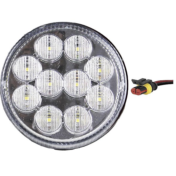 Ônibus / Caminhão / Carreta - KIT Lanterna Traseira Luz de Ré LED Ø 9.60 cm 24 volts