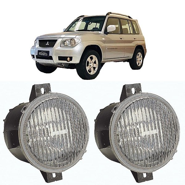 Farol de Milha Mitsubishi Pajero TR4 2006 Estriado PAR