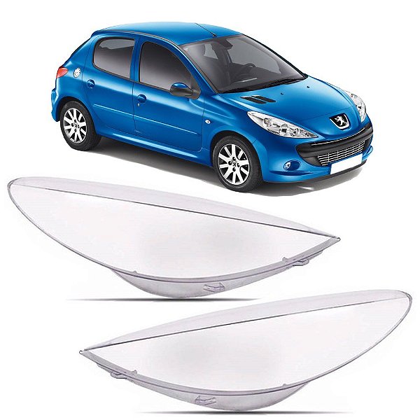 Lente do Farol Peugeot 207 2009 2010 2011 2012 2013 PAR