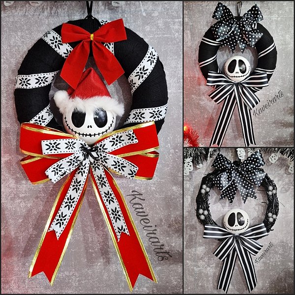 Guirlanda de Natal Jack Skellington (O Estranho Mundo de Jack)
