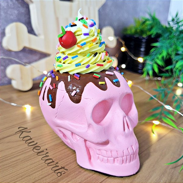 Caveira Cupcake