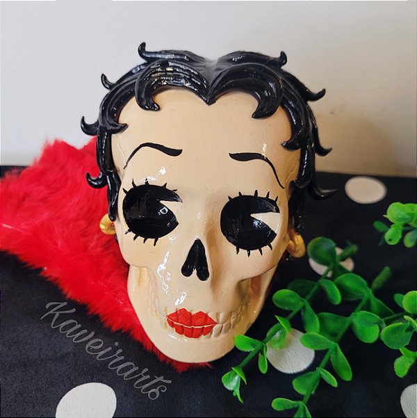 Caveira Betty Boop