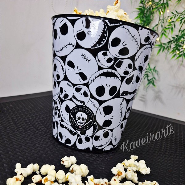 Balde de pipoca Jack Skellington (O Estranho Mundo de Jack)