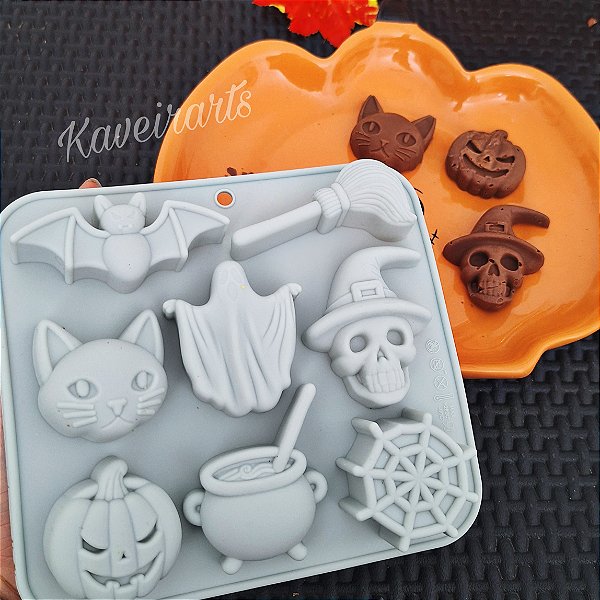 Forma Halloween Cinza