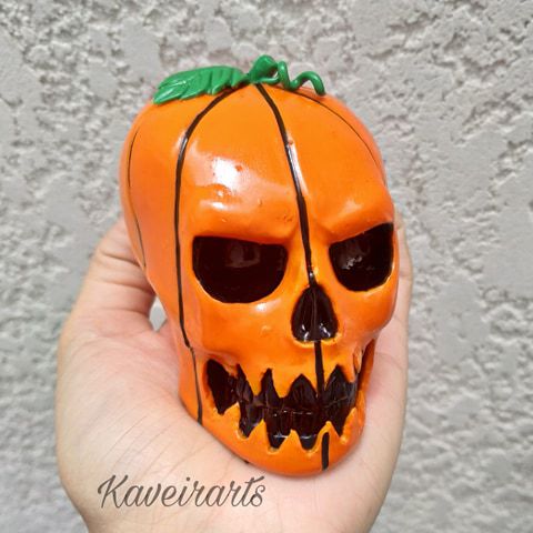 Caveira Abóbora - Halloween