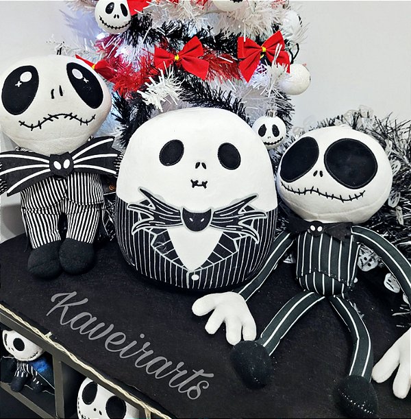 Boneco Pelúcia Jack Skellington (O estranho mundo de Jack)