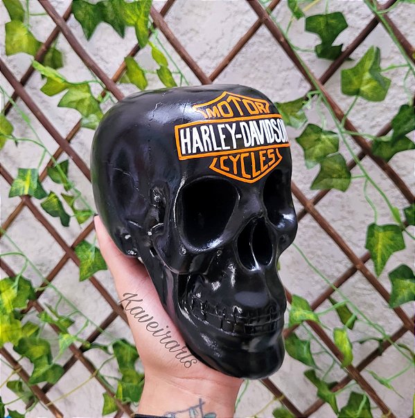 Caveira Harley Davidson Grande