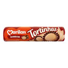 BISCOITO MARILAN 140G TORTINHAS BOMBOM