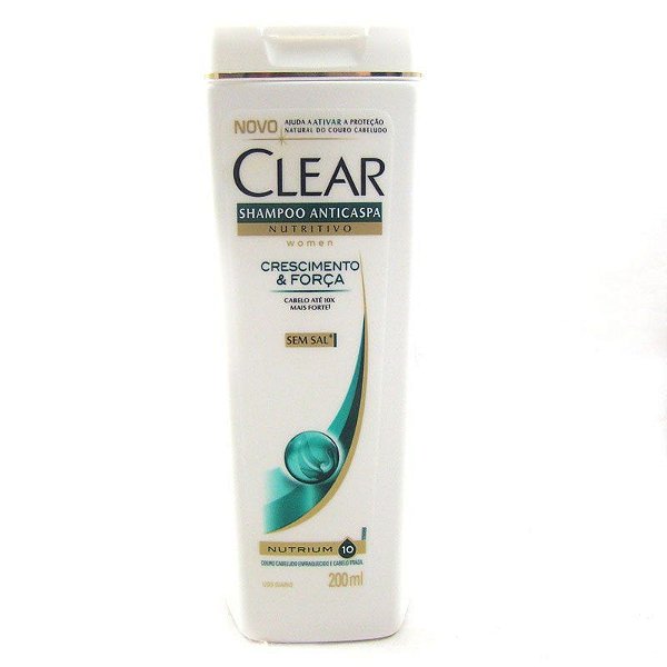 SHAMPOO CLEAR 200ML CRESCIMENTO E FORÇA