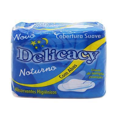 ABSORVENTE DELICACY NOTURNO C/ABAS SUAVE C/8UNDS