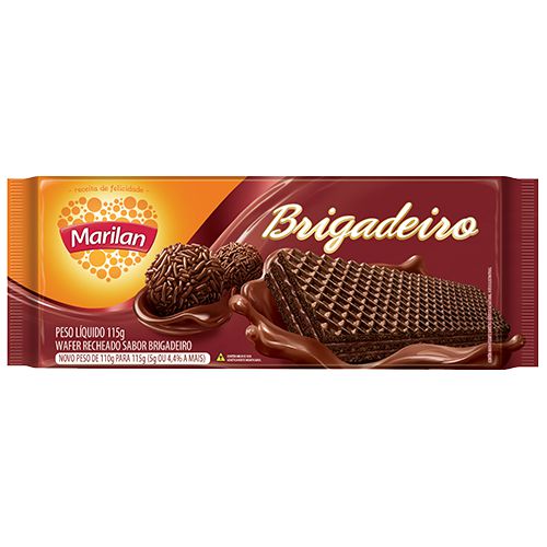 BISCOITO MARILAN 115G WAFER BRIGADEIRO