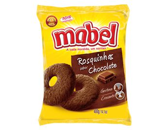 BISCOITO MABEL 300G ROSQUINHA CHOCOLATE